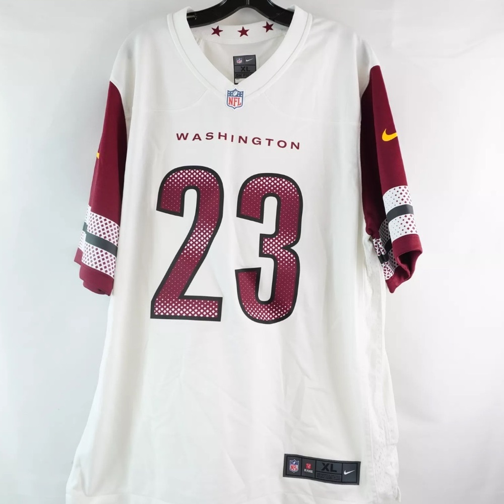 ❌SOLD❌ [Nike] Washington Commanders #23 White Football Jersey Men's Size XL - Picture 2 of 6